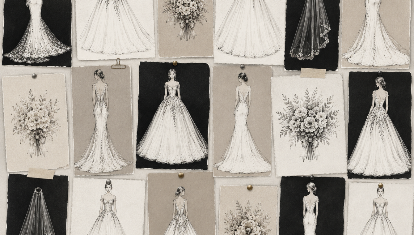 bridal sketches